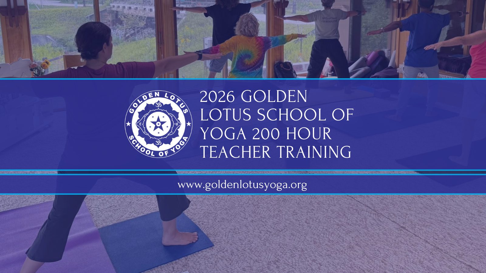 2026 Golden Lotus 200 Hour School of Yoga Teacher Training feature image for GLYTA